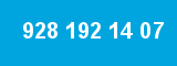 928 192 14 07